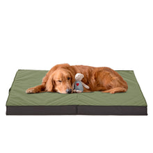 Load image into Gallery viewer, LFC PETS Outdoor Dog Beds for Large Dogs, Waterproof Dog Bed Portable with Washable Cover, Foldable Dog Bed Orthopedic for Outside Indoor, 41inch All Weather to Use
