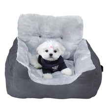 Load image into Gallery viewer, LFC PETS Dog Car Seats for Small Dogs, Washable Dog Carseats Small Under 25, Warm Soft Dog Booster Seats with Safety Leash, Portable Dog Car Bed
