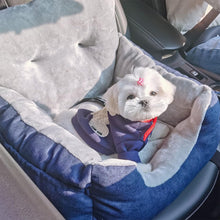 Load image into Gallery viewer, LFC PETS Dog Car Seats for Small Dogs, Washable Dog Carseats Small Under 25, Warm Soft Dog Booster Seats with Safety Leash, Portable Dog Car Bed
