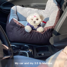 Load image into Gallery viewer, LFC PETS Dog Car Seats for Small Dogs, Washable Dog Carseats Small Under 25, Warm Soft Dog Booster Seats with Safety Leash, Portable Dog Car Bed
