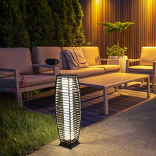 Load image into Gallery viewer, STRICKLAND HOME 31&quot; Solar Powered Wicker Floor Lamp, Solar Lantern, Outdoor Floor Lamp
