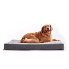 Load image into Gallery viewer, LFC PETS Orthopedic Memory Foam Dog Bed for Medium Large Dogs,Cooling Gel ,Waterproof Inner &amp; Removable and Machine Washable Cover, Thick Egg Crate Foam Dog Bed with Non-Slip Bottom
