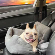 Load image into Gallery viewer, LFC PETS Puppy Car Seat, Dog Booster Seats for Small Dogs, Pet Car Seats for Dogs Under 30 Pounds with 2 Removable Cool &amp; Warm Mat, Storage Pocket, Clip-On Safety Leash
