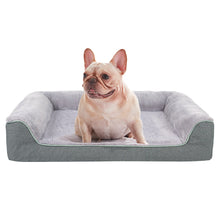 Load image into Gallery viewer, LFC PETS Orthopedic Dog Bed - Waterproof Dog Foam Sofa with Removable Washable Cover, Thick Bolster Rim - Couch Dog Bed for Small Medium Large Dogs
