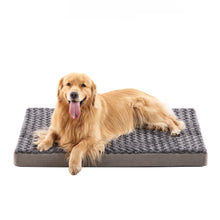 Load image into Gallery viewer, LFC PETS Plush Memory Foam Orthopedic Dog Bed for Medium, Large Dogs with Cooling Gel, Washable Dog Crate Mat, Removable Cover &amp; Waterproof Lining
